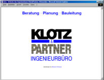 Screenshot Klotz und Partner